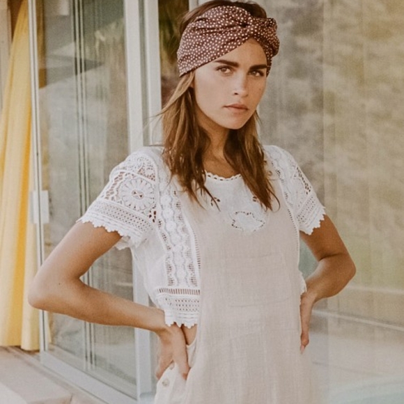 Spell Tops - Final Price Drop Spell Abigail lace crop top size M